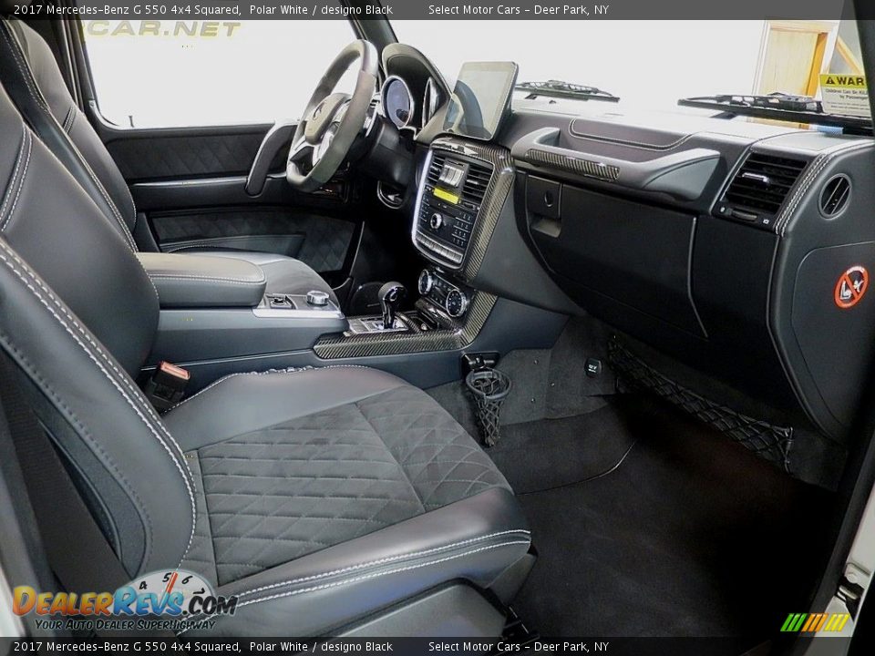 2017 Mercedes-Benz G 550 4x4 Squared Polar White / designo Black Photo #18
