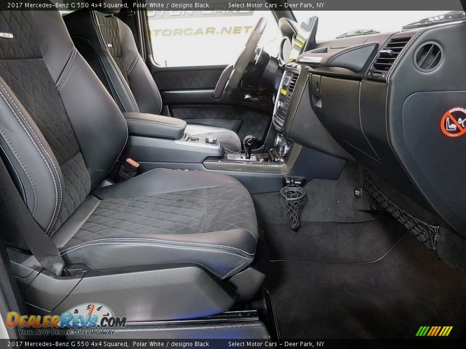 Front Seat of 2017 Mercedes-Benz G 550 4x4 Squared Photo #19