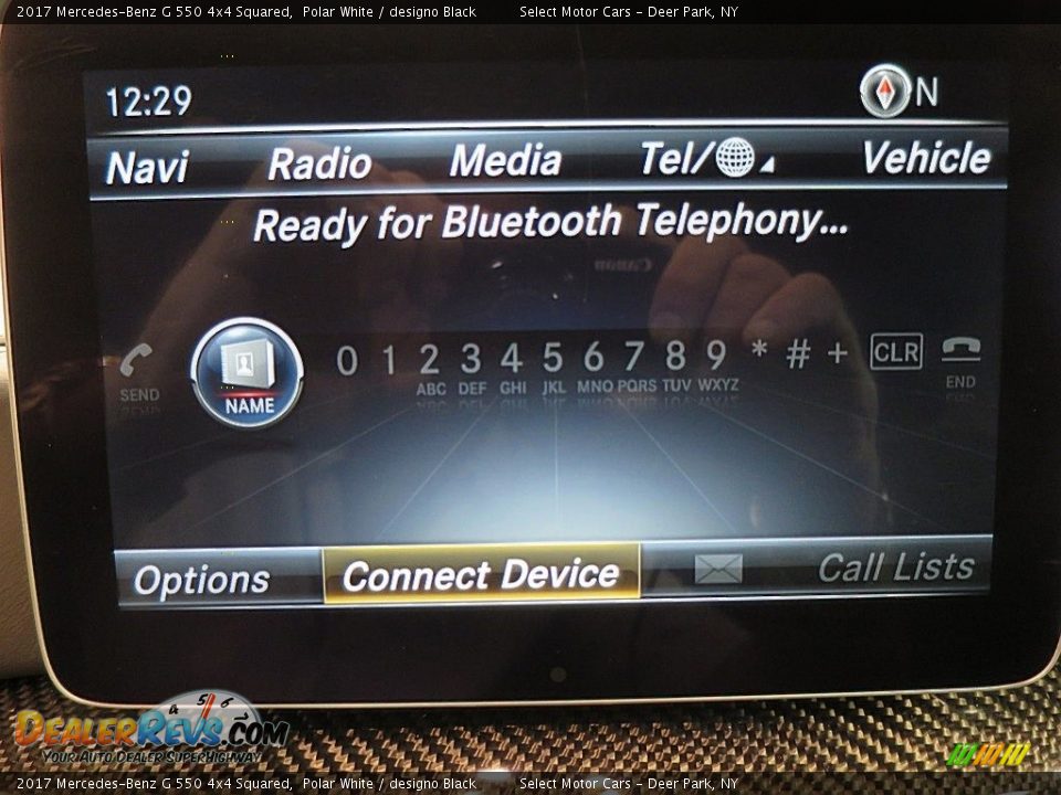 2017 Mercedes-Benz G 550 4x4 Squared Polar White / designo Black Photo #25