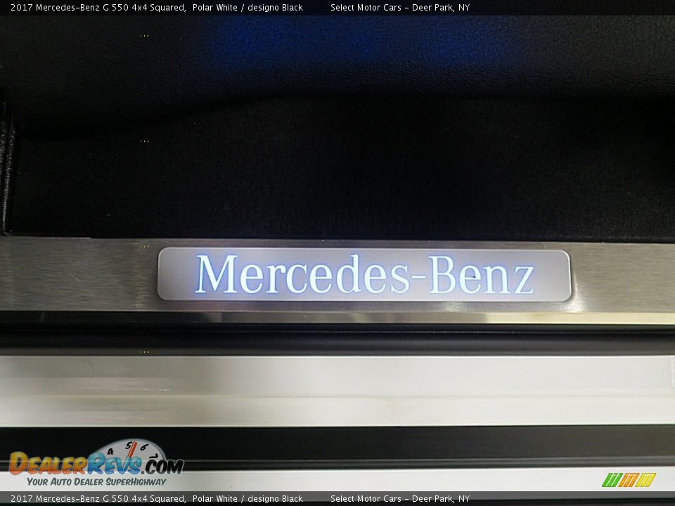 2017 Mercedes-Benz G 550 4x4 Squared Polar White / designo Black Photo #32