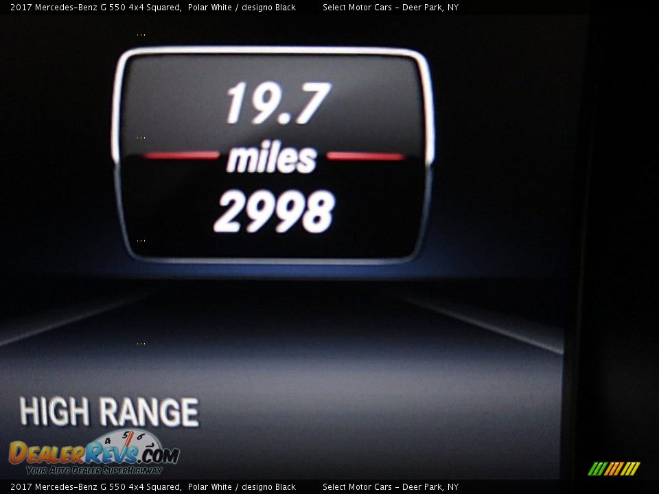 2017 Mercedes-Benz G 550 4x4 Squared Polar White / designo Black Photo #33