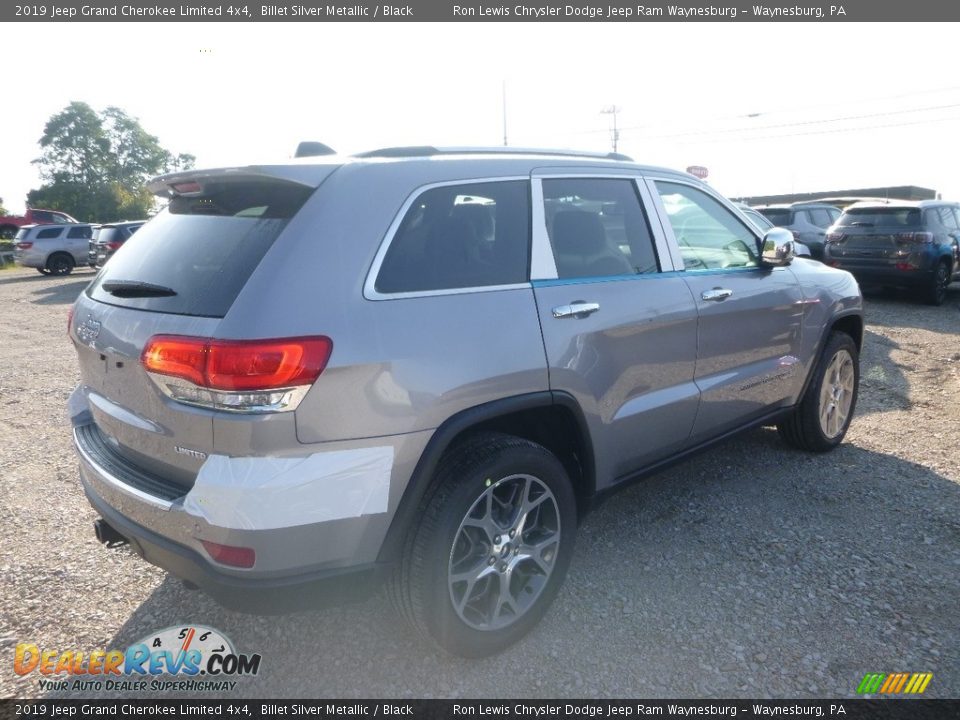 2019 Jeep Grand Cherokee Limited 4x4 Billet Silver Metallic / Black Photo #5