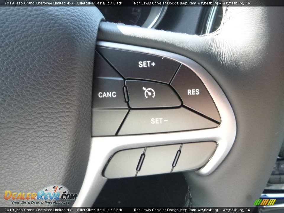 2019 Jeep Grand Cherokee Limited 4x4 Billet Silver Metallic / Black Photo #17