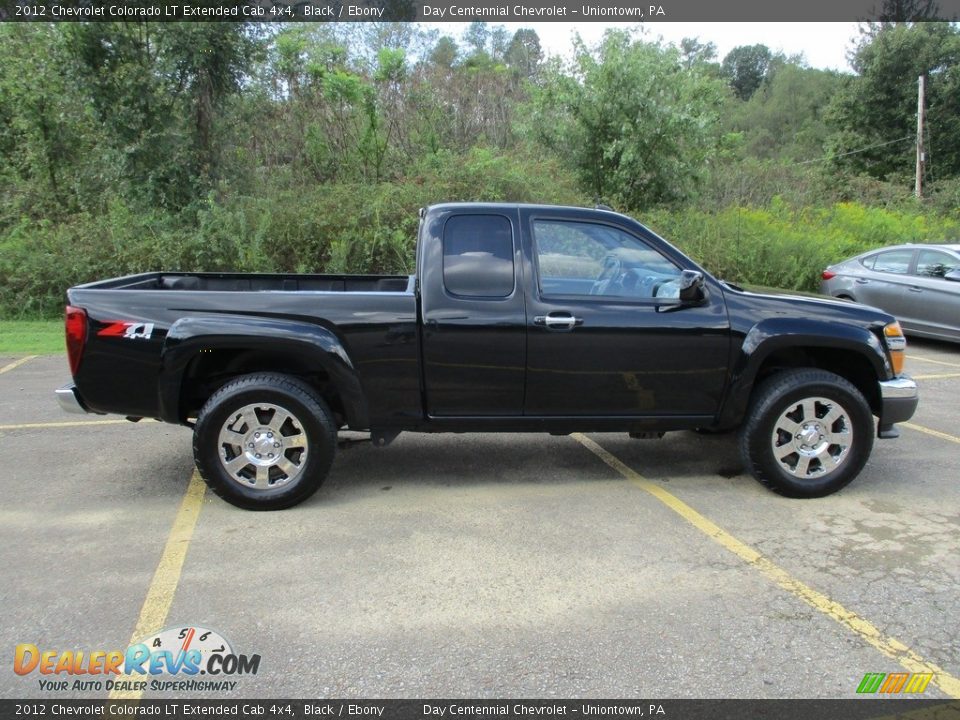 2012 Chevrolet Colorado LT Extended Cab 4x4 Black / Ebony Photo #2
