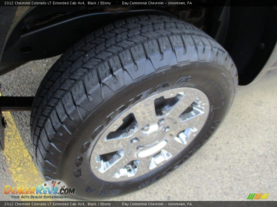 2012 Chevrolet Colorado LT Extended Cab 4x4 Black / Ebony Photo #6