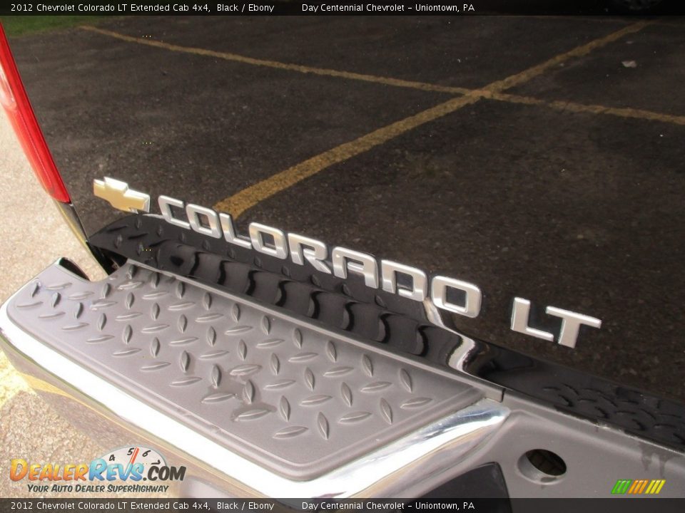 2012 Chevrolet Colorado LT Extended Cab 4x4 Black / Ebony Photo #8