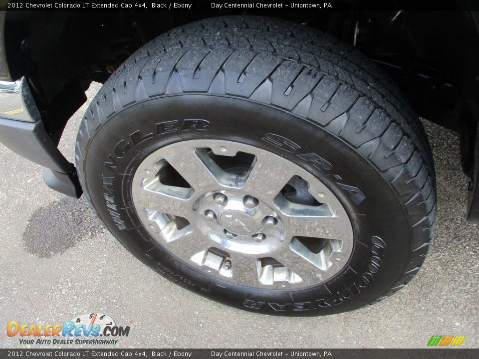 2012 Chevrolet Colorado LT Extended Cab 4x4 Black / Ebony Photo #12