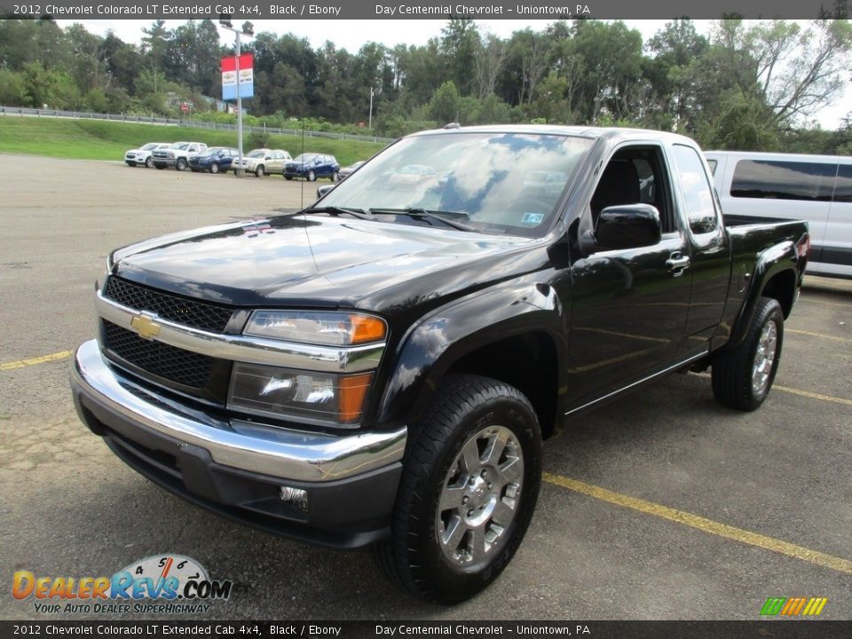 2012 Chevrolet Colorado LT Extended Cab 4x4 Black / Ebony Photo #13