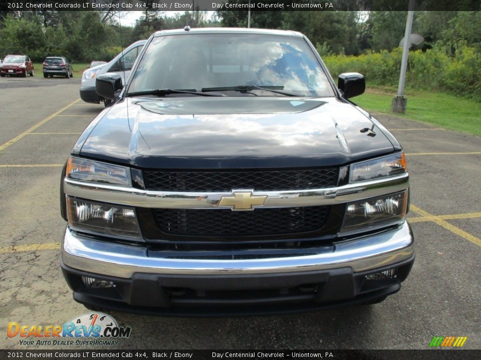 2012 Chevrolet Colorado LT Extended Cab 4x4 Black / Ebony Photo #14
