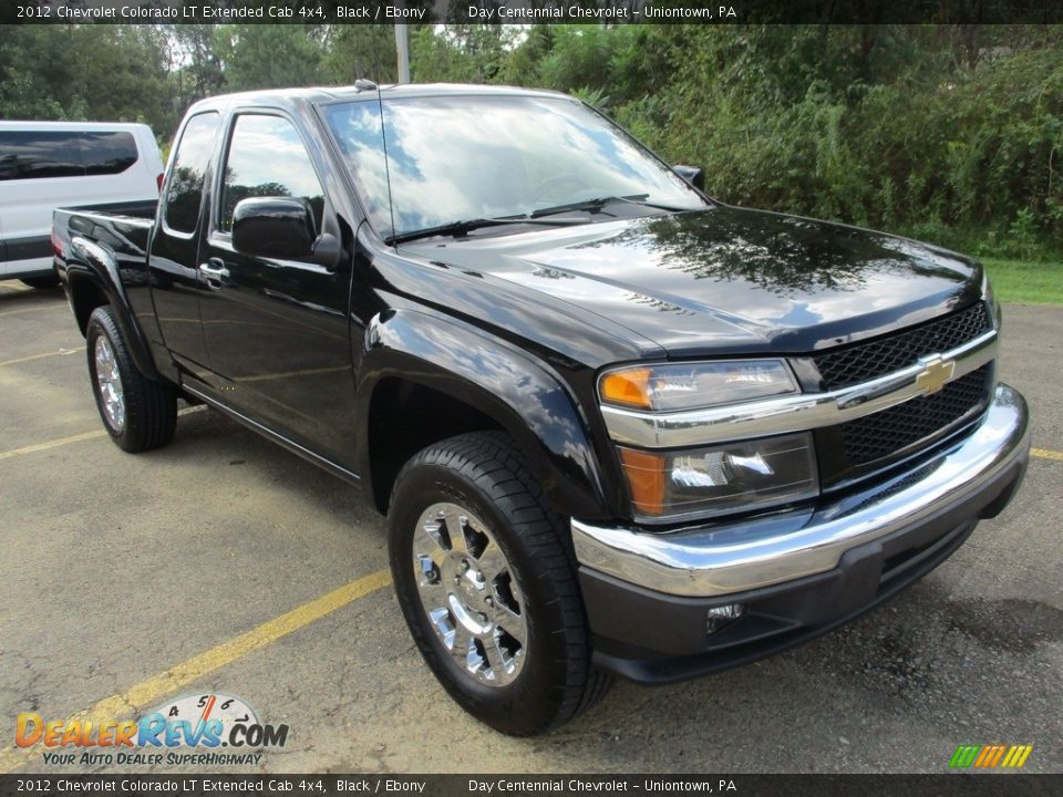 2012 Chevrolet Colorado LT Extended Cab 4x4 Black / Ebony Photo #15