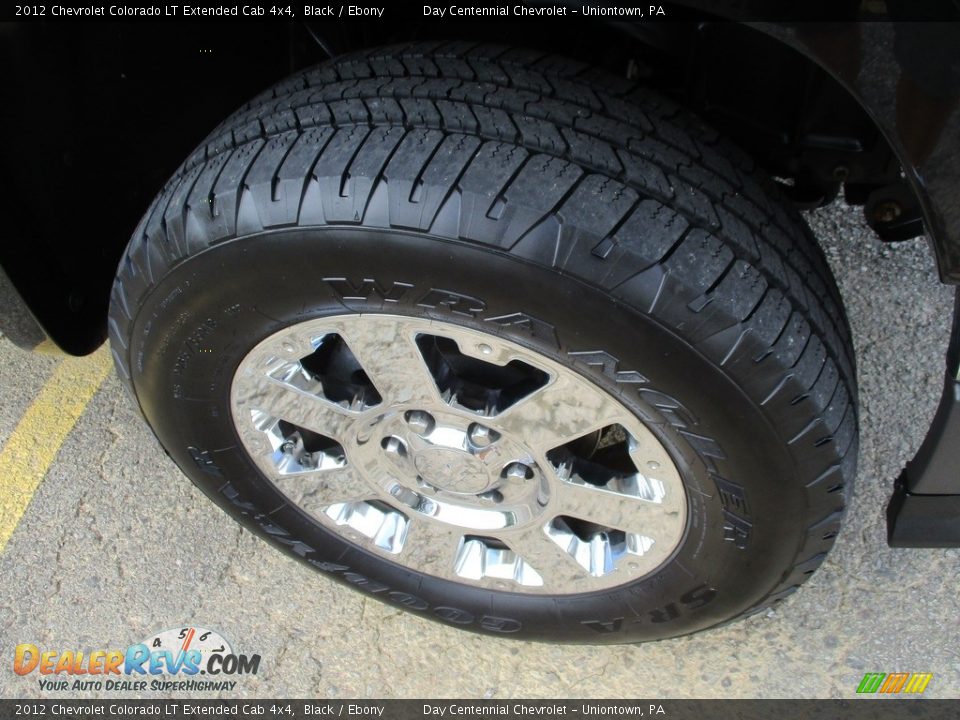 2012 Chevrolet Colorado LT Extended Cab 4x4 Black / Ebony Photo #16