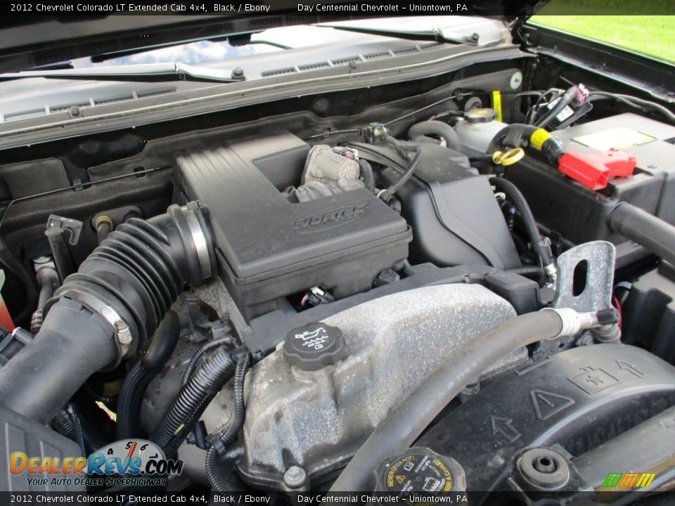 2012 Chevrolet Colorado LT Extended Cab 4x4 Black / Ebony Photo #17