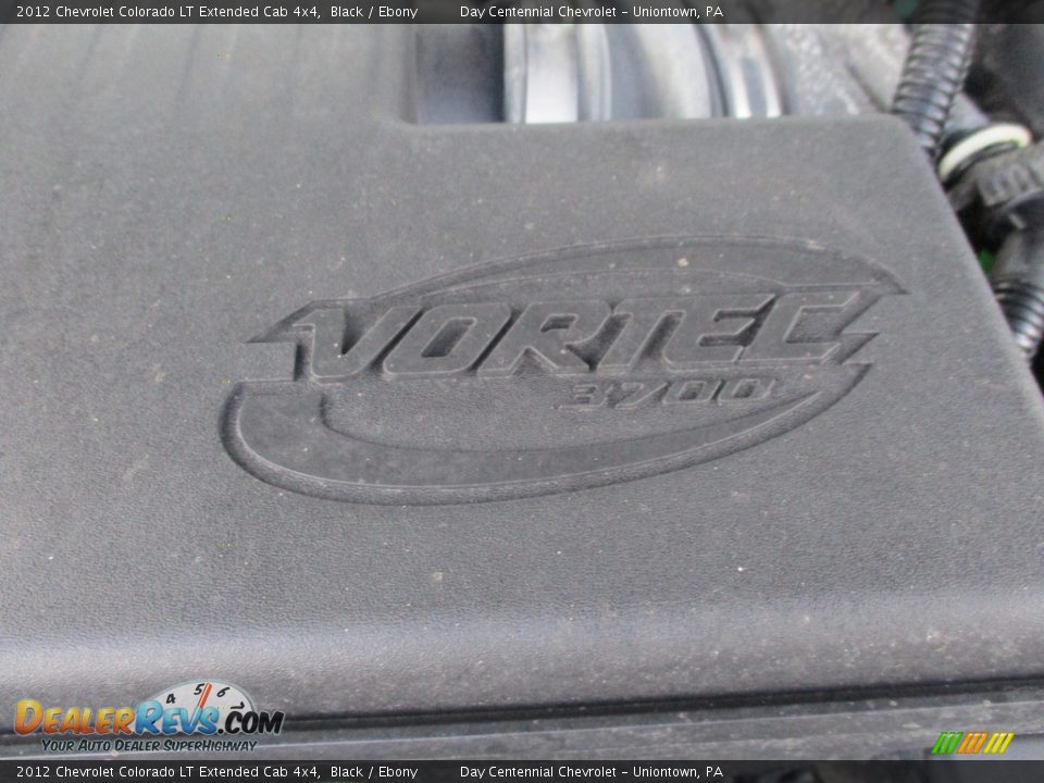 2012 Chevrolet Colorado LT Extended Cab 4x4 Black / Ebony Photo #18