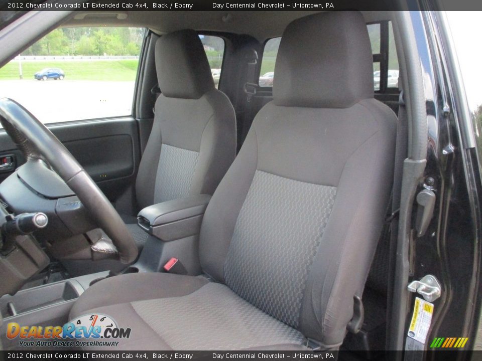 2012 Chevrolet Colorado LT Extended Cab 4x4 Black / Ebony Photo #20