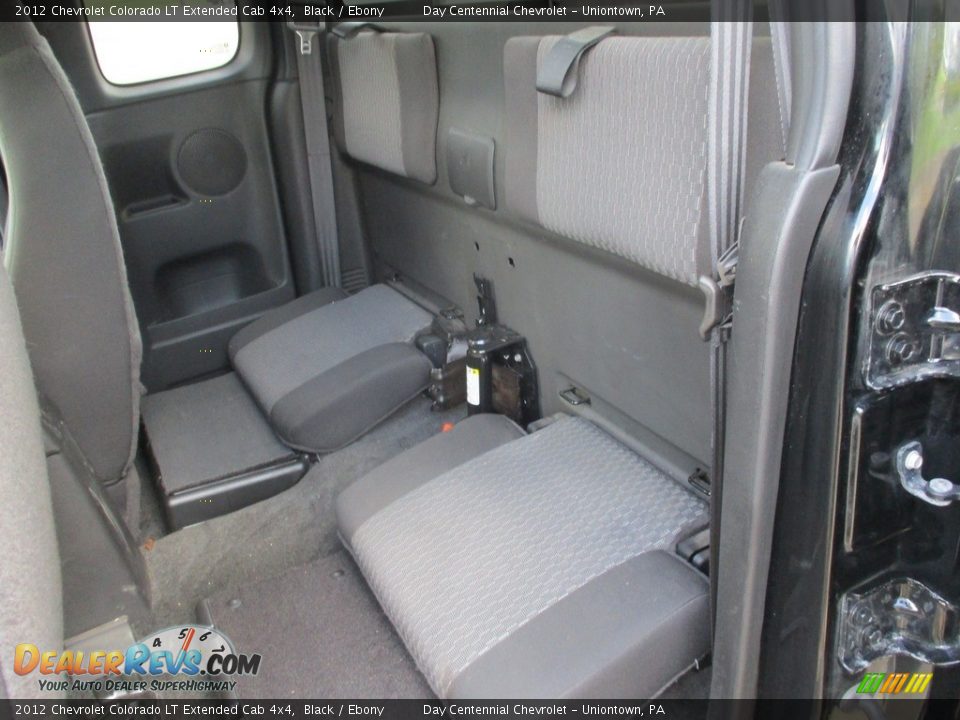 2012 Chevrolet Colorado LT Extended Cab 4x4 Black / Ebony Photo #21