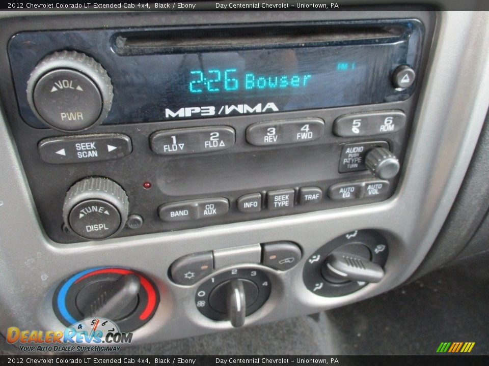 2012 Chevrolet Colorado LT Extended Cab 4x4 Black / Ebony Photo #29