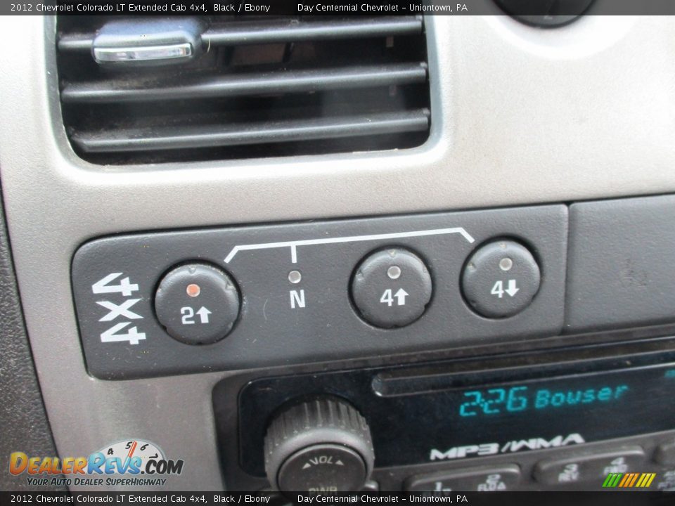 2012 Chevrolet Colorado LT Extended Cab 4x4 Black / Ebony Photo #30