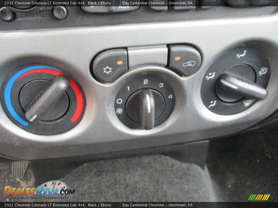 2012 Chevrolet Colorado LT Extended Cab 4x4 Black / Ebony Photo #31
