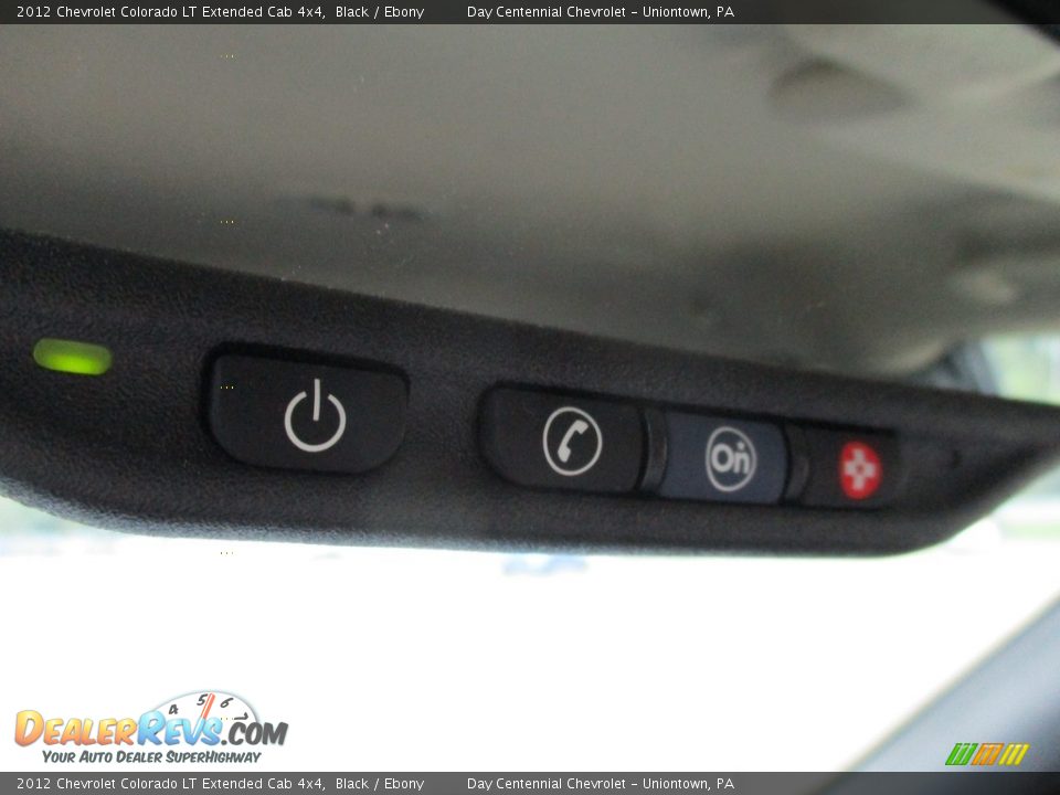 2012 Chevrolet Colorado LT Extended Cab 4x4 Black / Ebony Photo #34