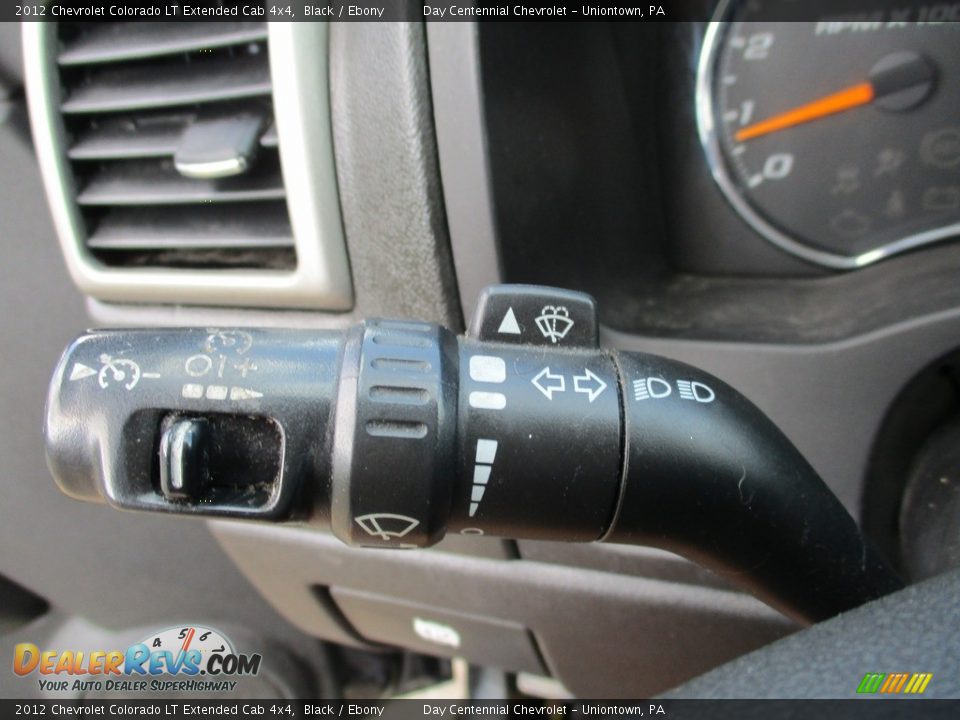 2012 Chevrolet Colorado LT Extended Cab 4x4 Black / Ebony Photo #36