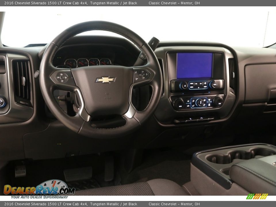 2016 Chevrolet Silverado 1500 LT Crew Cab 4x4 Tungsten Metallic / Jet Black Photo #7