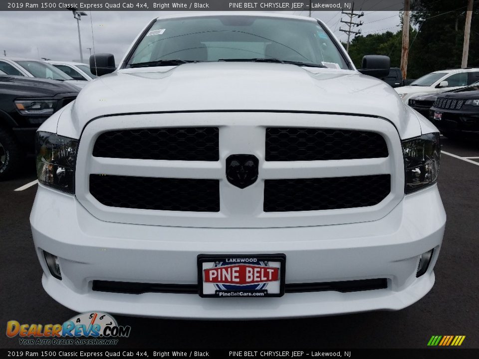 2019 Ram 1500 Classic Express Quad Cab 4x4 Bright White / Black Photo #2
