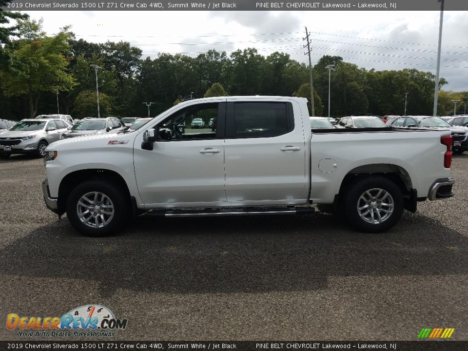 2019 Chevrolet Silverado 1500 LT Z71 Crew Cab 4WD Summit White / Jet Black Photo #3