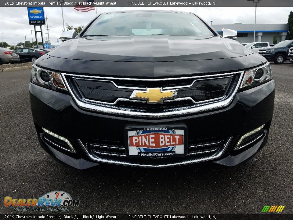 2019 Chevrolet Impala Premier Black / Jet Black/­Light Wheat Photo #2