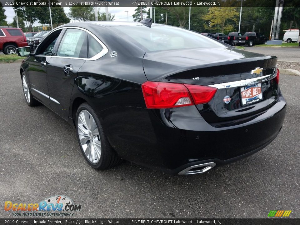 2019 Chevrolet Impala Premier Black / Jet Black/­Light Wheat Photo #4