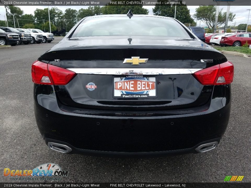 2019 Chevrolet Impala Premier Black / Jet Black/­Light Wheat Photo #5