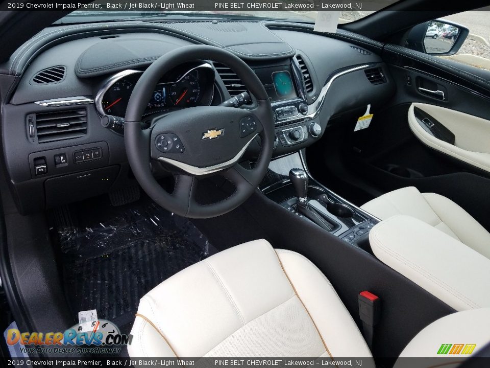 Jet Black/­Light Wheat Interior - 2019 Chevrolet Impala Premier Photo #7