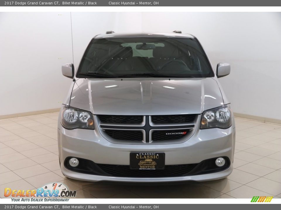 2017 Dodge Grand Caravan GT Billet Metallic / Black Photo #2