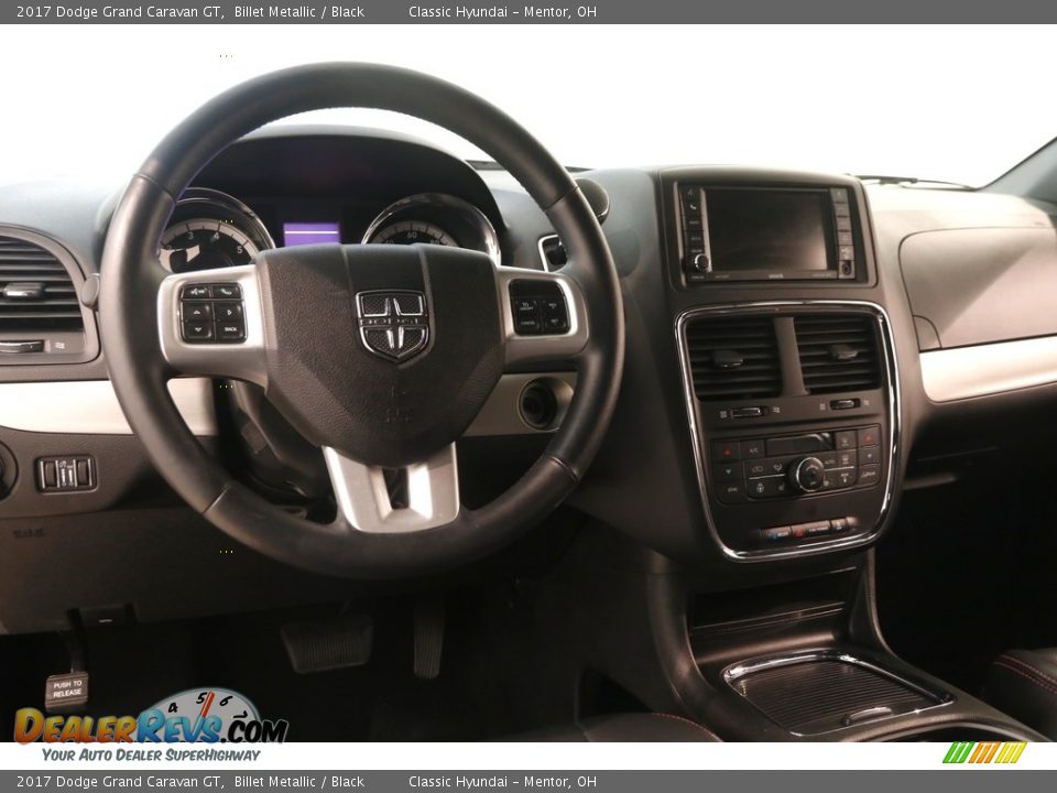 2017 Dodge Grand Caravan GT Billet Metallic / Black Photo #6
