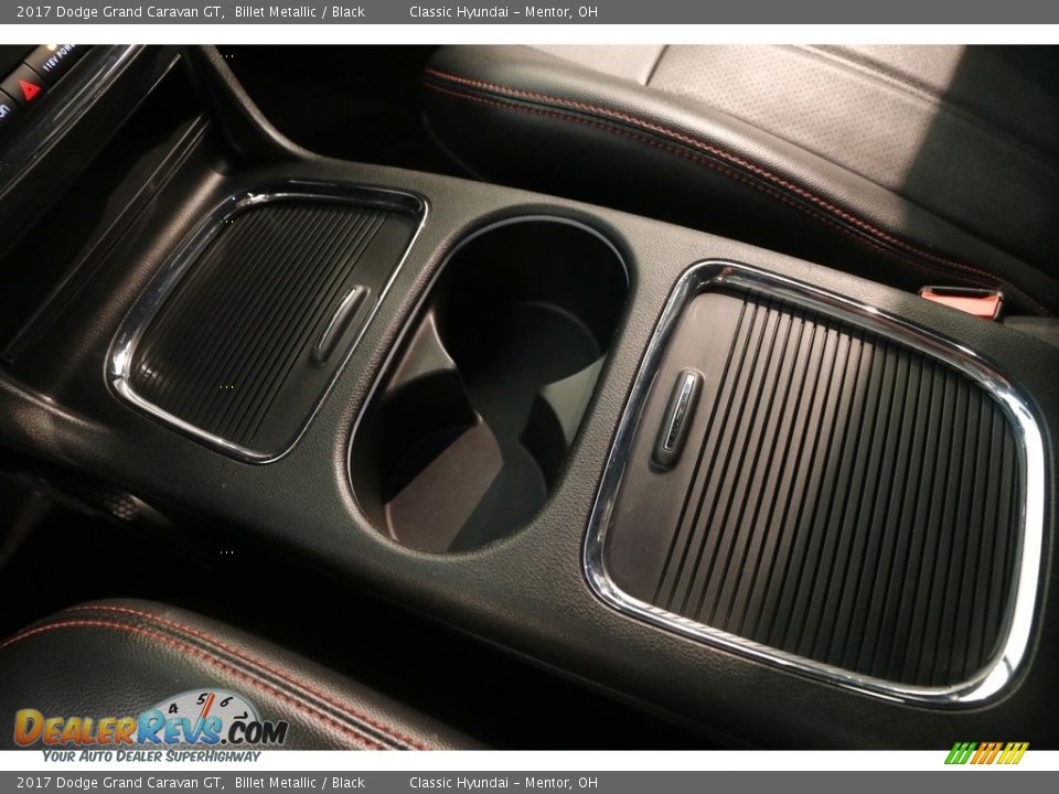 2017 Dodge Grand Caravan GT Billet Metallic / Black Photo #14
