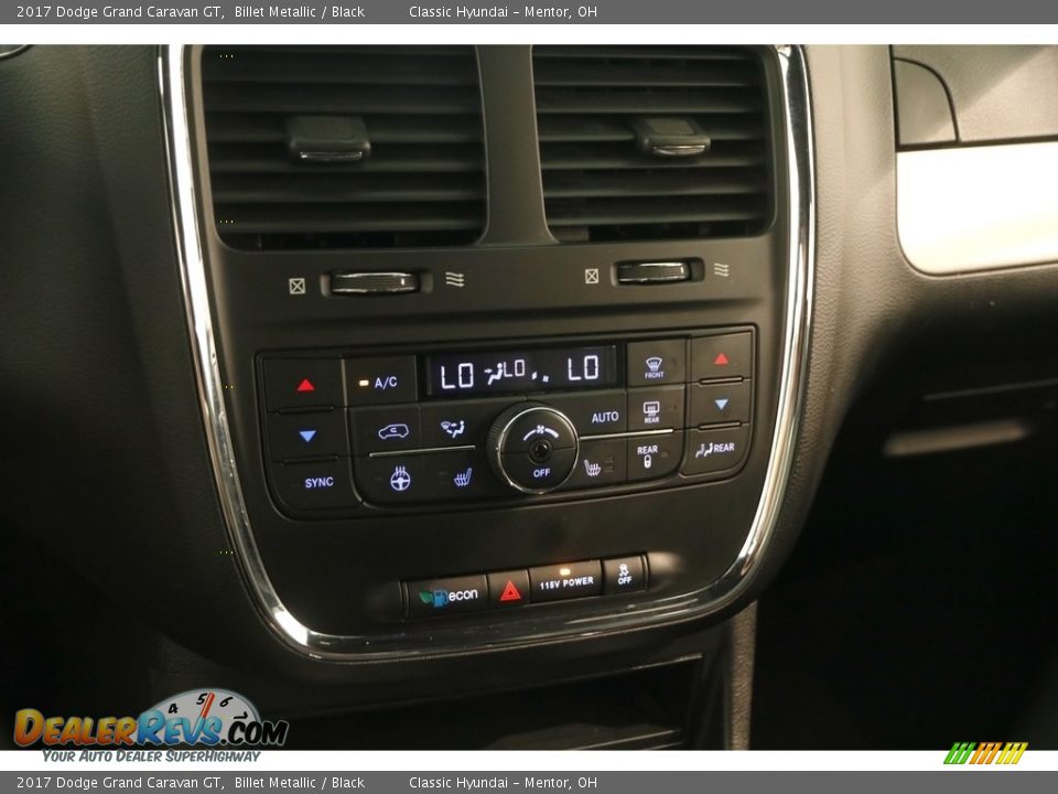 2017 Dodge Grand Caravan GT Billet Metallic / Black Photo #17