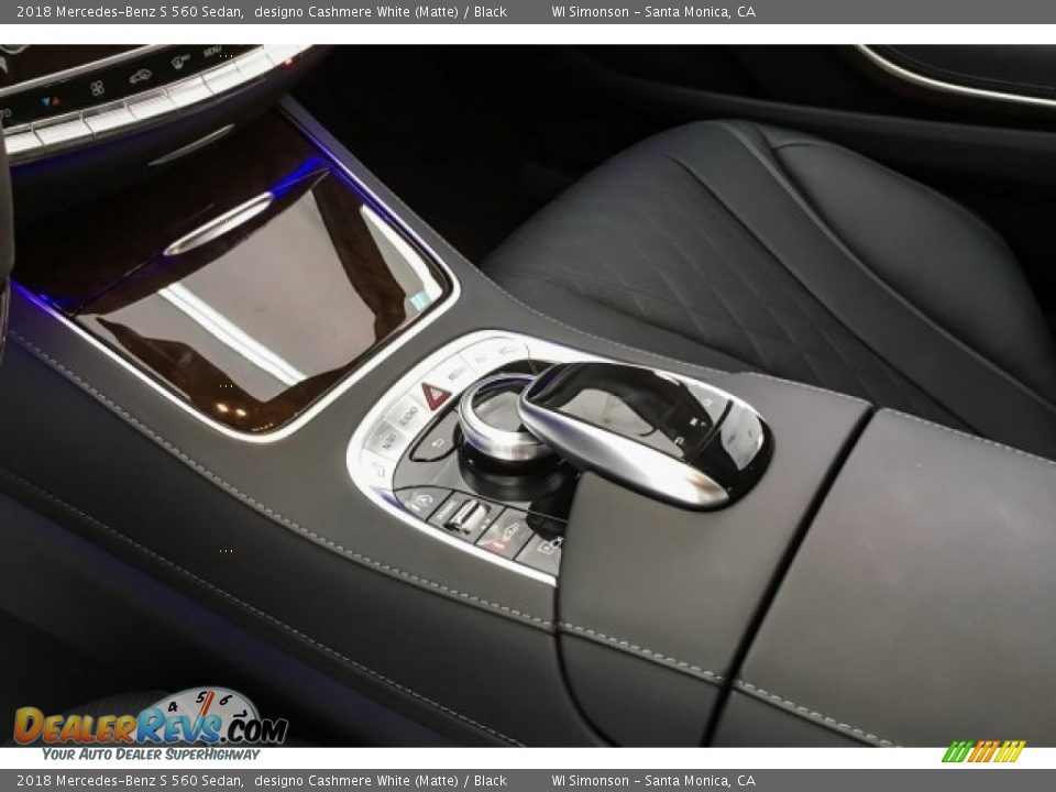 2018 Mercedes-Benz S 560 Sedan designo Cashmere White (Matte) / Black Photo #7