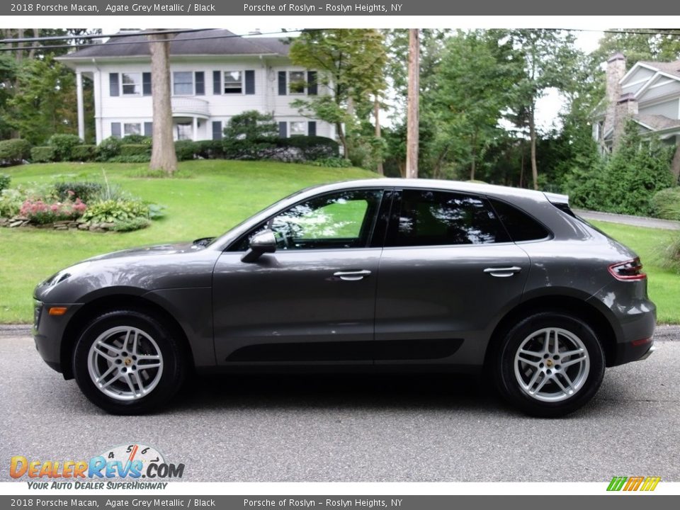 2018 Porsche Macan Agate Grey Metallic / Black Photo #3