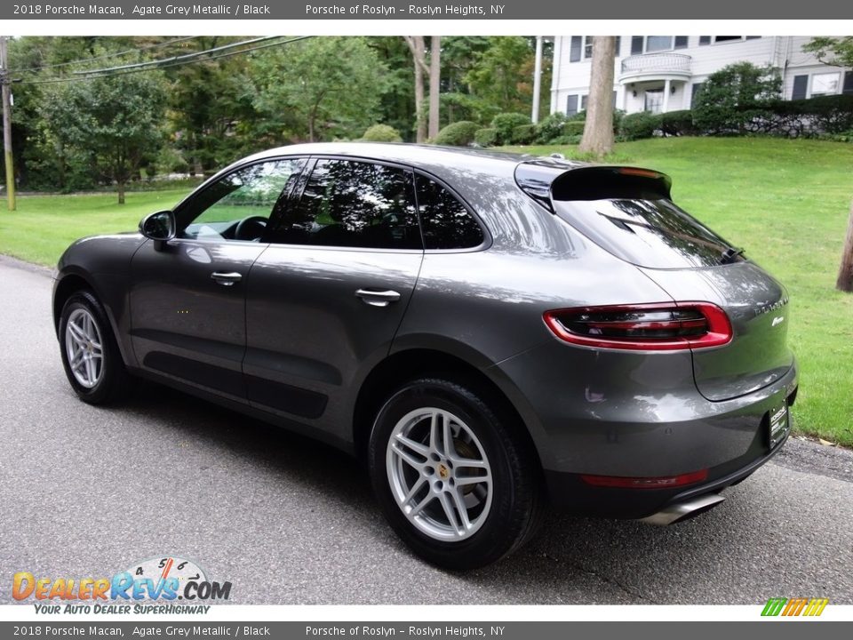 2018 Porsche Macan Agate Grey Metallic / Black Photo #4