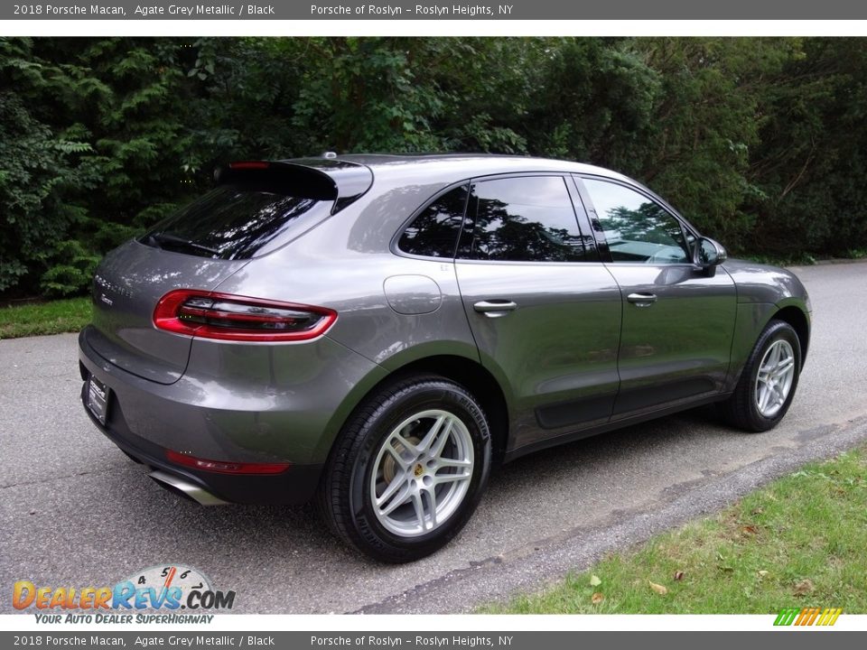 2018 Porsche Macan Agate Grey Metallic / Black Photo #6