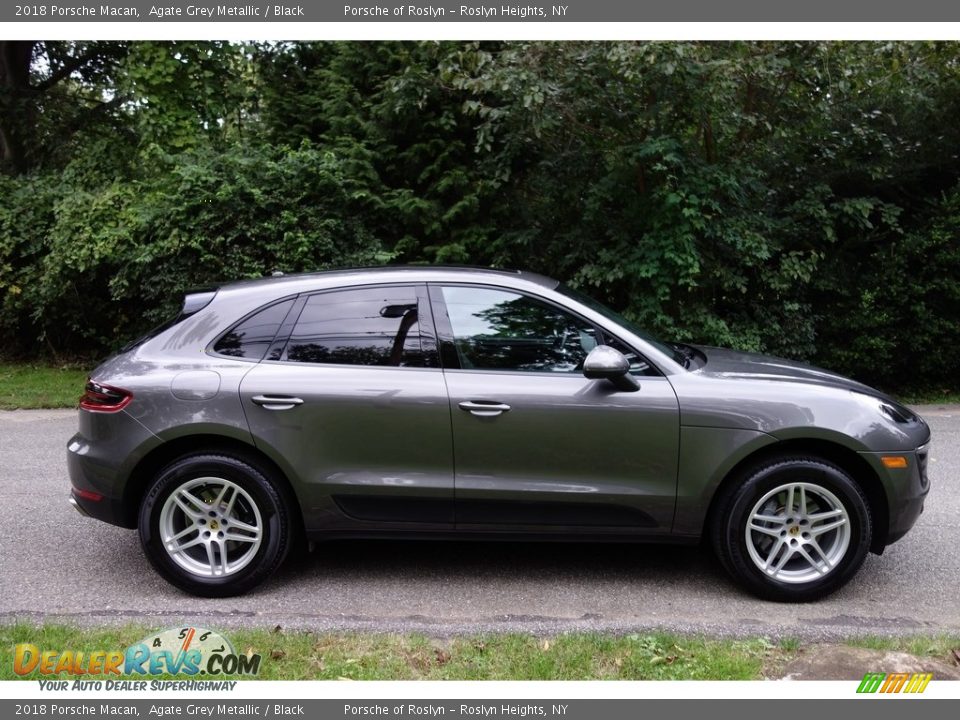 2018 Porsche Macan Agate Grey Metallic / Black Photo #7