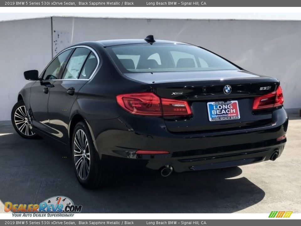 2019 BMW 5 Series 530i xDrive Sedan Black Sapphire Metallic / Black Photo #2