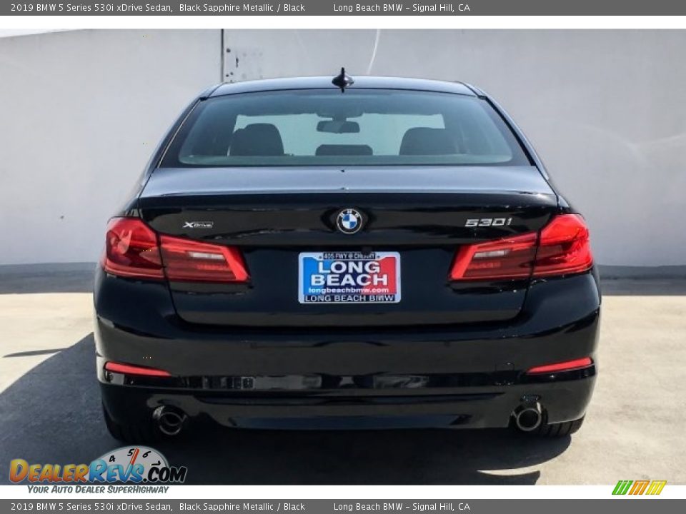 2019 BMW 5 Series 530i xDrive Sedan Black Sapphire Metallic / Black Photo #3