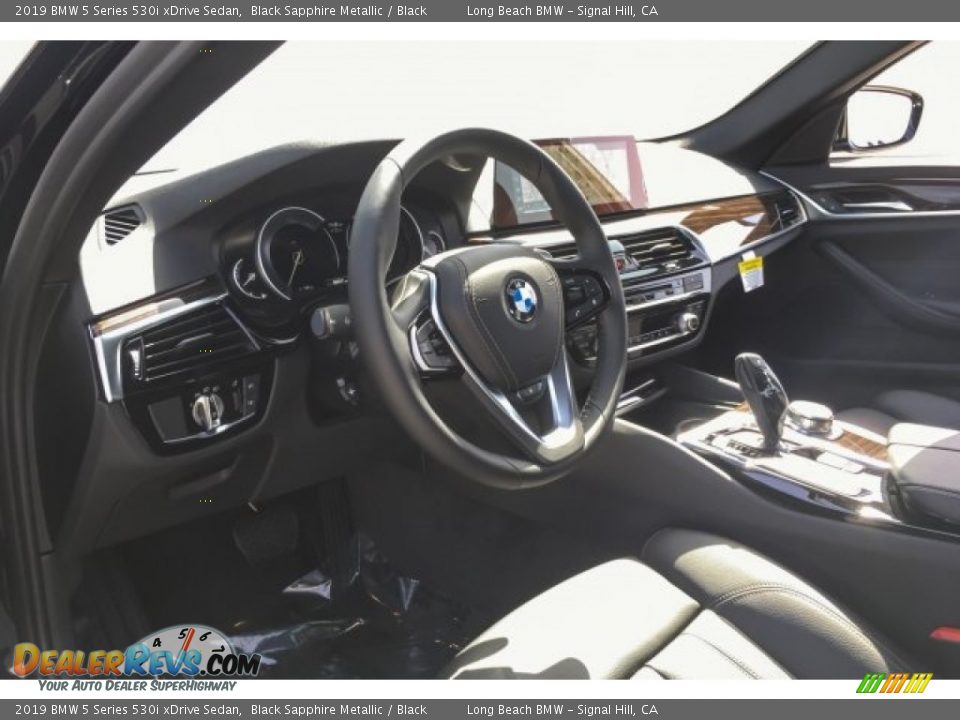 2019 BMW 5 Series 530i xDrive Sedan Black Sapphire Metallic / Black Photo #4