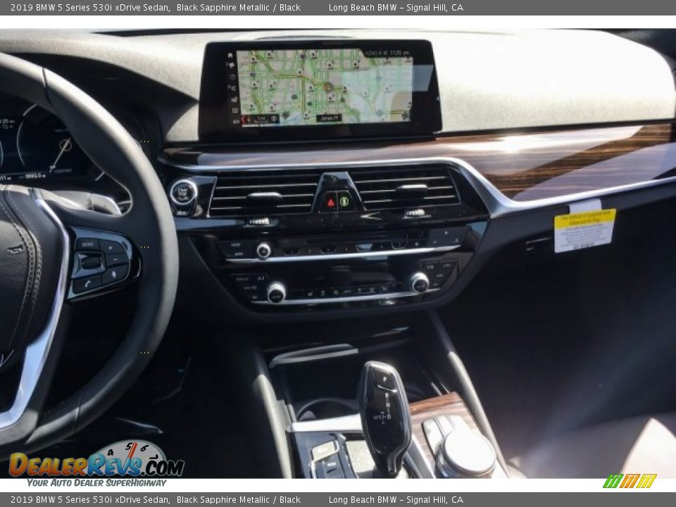 2019 BMW 5 Series 530i xDrive Sedan Black Sapphire Metallic / Black Photo #6