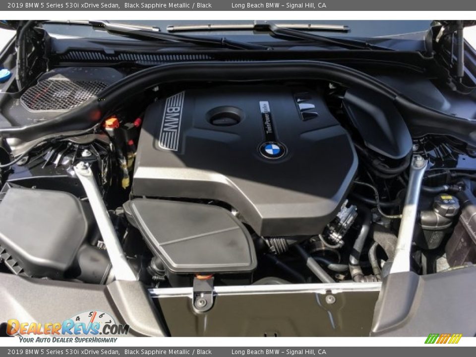 2019 BMW 5 Series 530i xDrive Sedan Black Sapphire Metallic / Black Photo #8