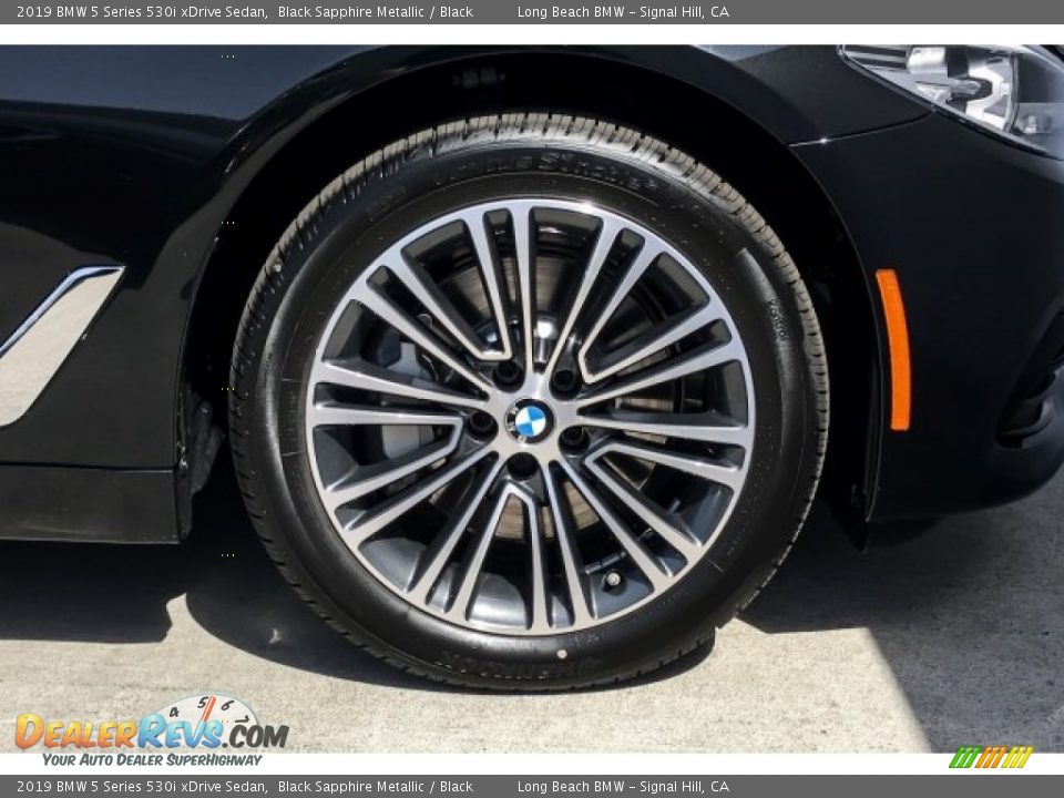 2019 BMW 5 Series 530i xDrive Sedan Black Sapphire Metallic / Black Photo #9