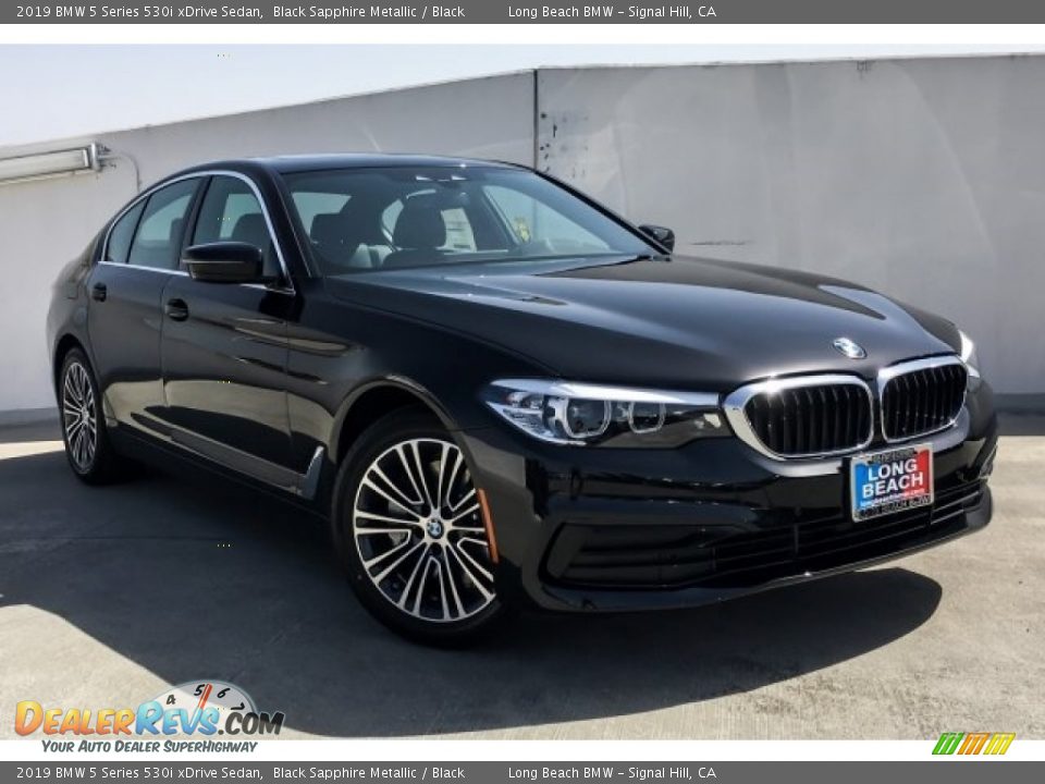 2019 BMW 5 Series 530i xDrive Sedan Black Sapphire Metallic / Black Photo #12
