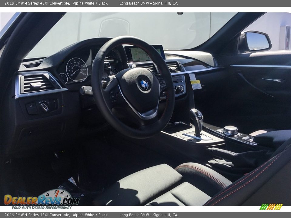 2019 BMW 4 Series 430i Convertible Alpine White / Black Photo #4