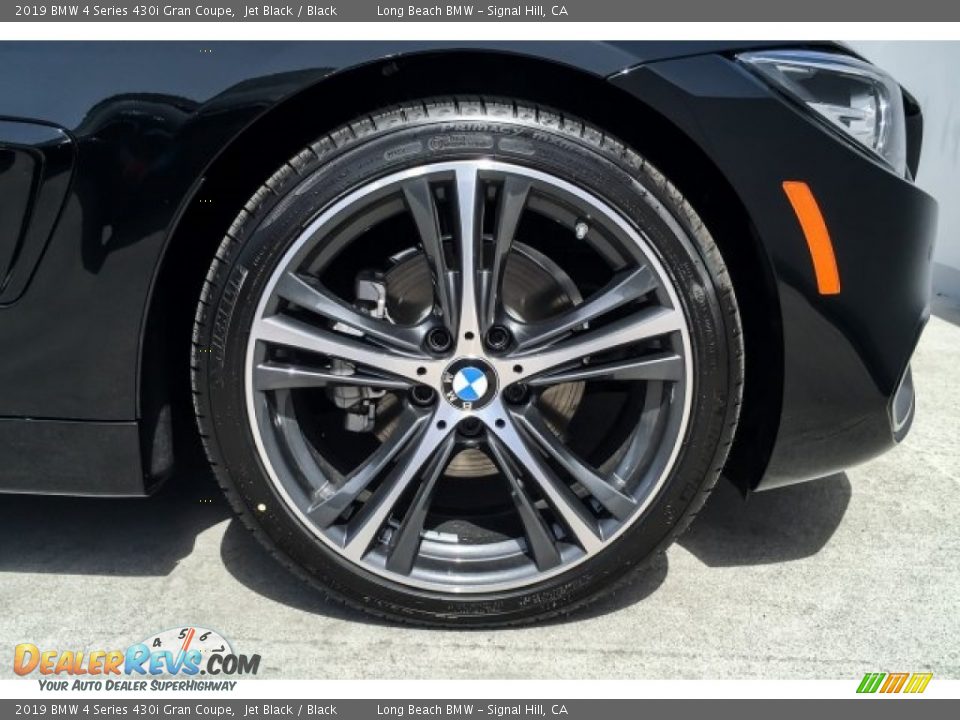 2019 BMW 4 Series 430i Gran Coupe Jet Black / Black Photo #9