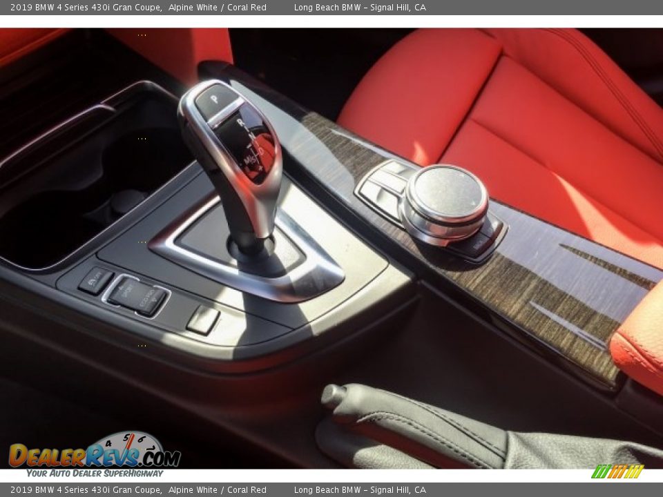 2019 BMW 4 Series 430i Gran Coupe Alpine White / Coral Red Photo #7
